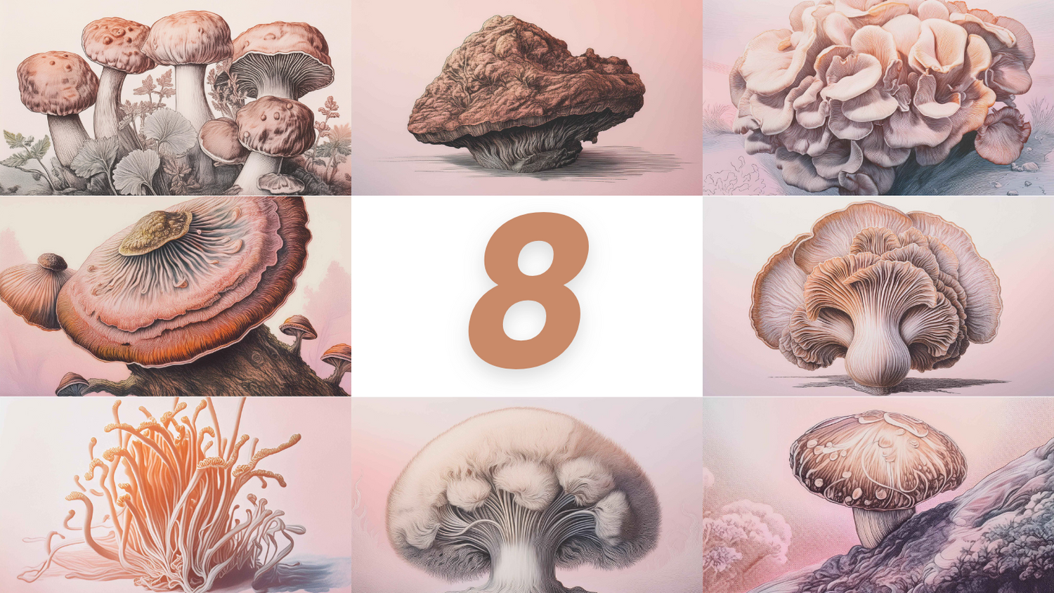 Ultimate Guide To 8 Mushroom Blend: Its Benefits by Antioxi Supplements