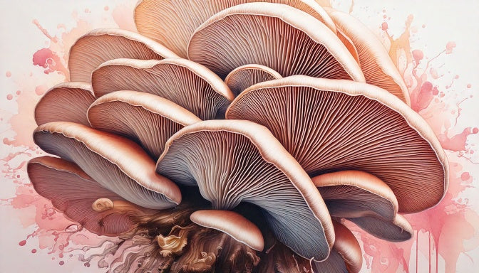 Oyster Mushroom Supplements for Fibroid Support by Antioxi