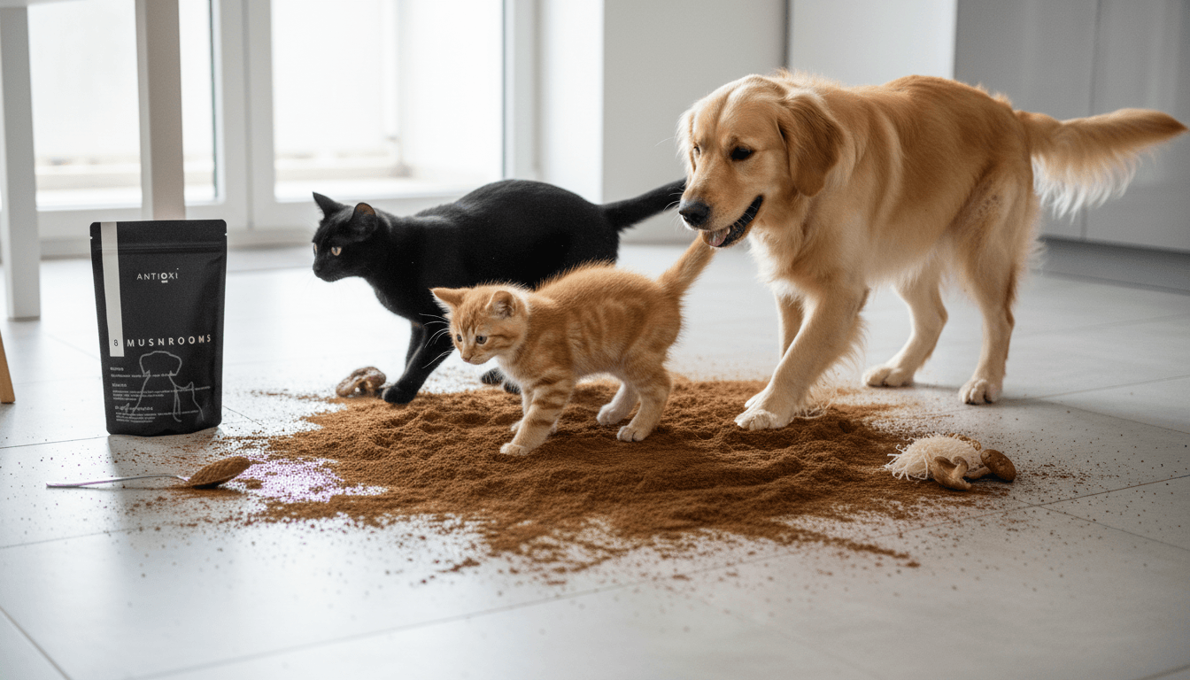 The Benefits of Our 8 Mushroom Extract Blend for Pets