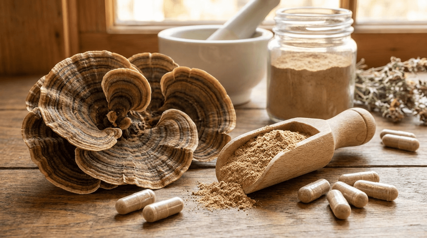 Turkey Tail Mushroom After Antibiotics: Restoring Gut Flora Fast