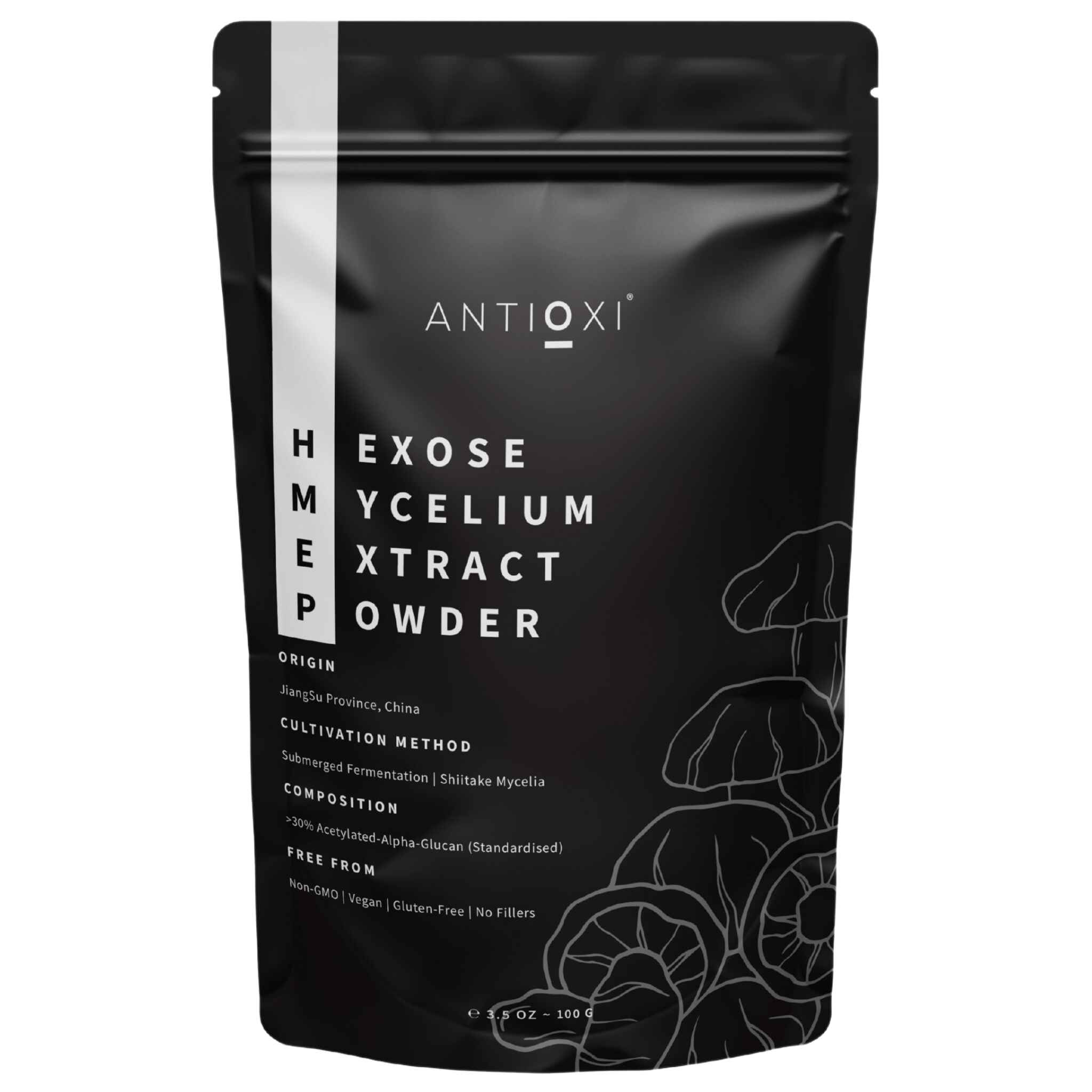 antioxi hexose-mycelium ahcc powder