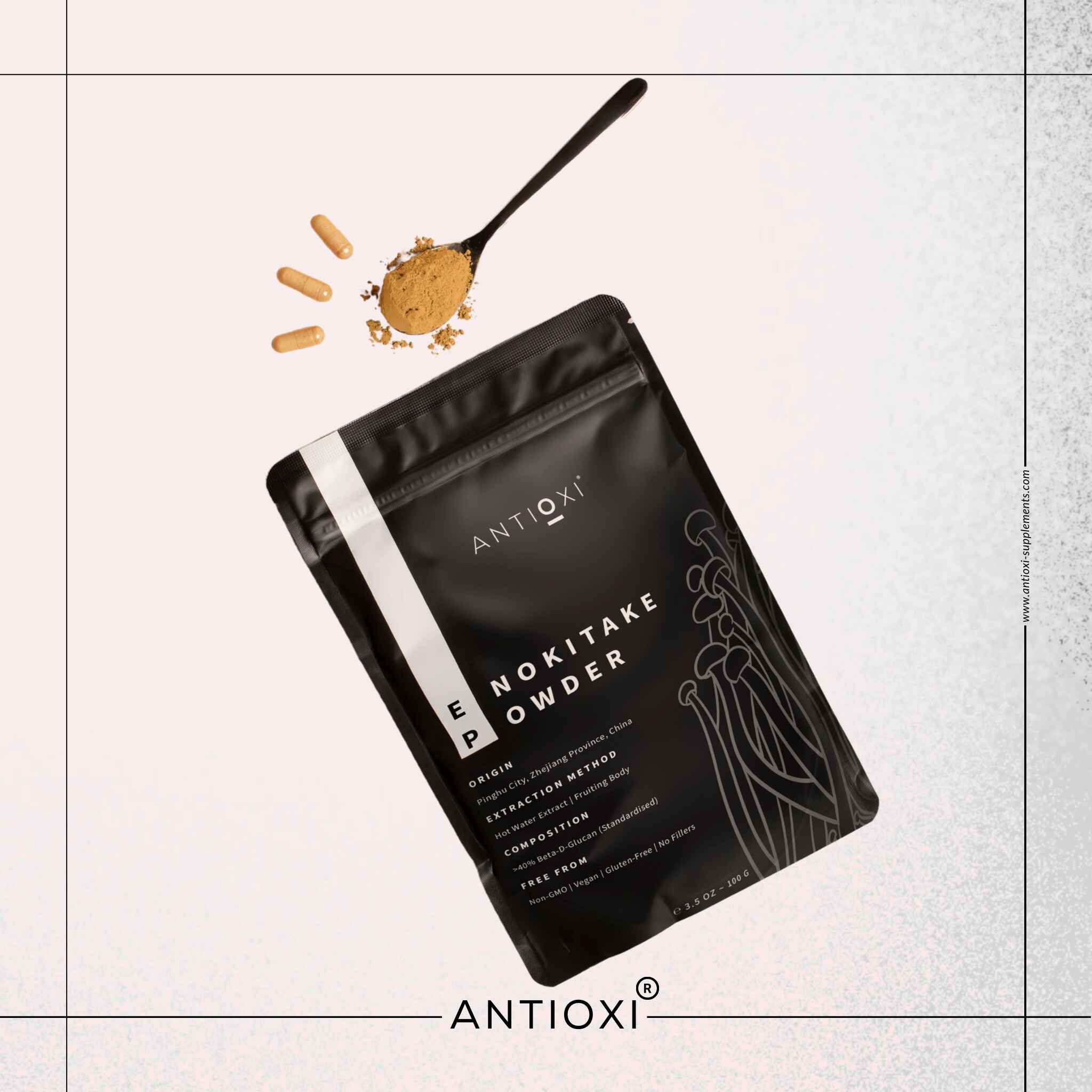 Enokitake (Flammulina velutipes)