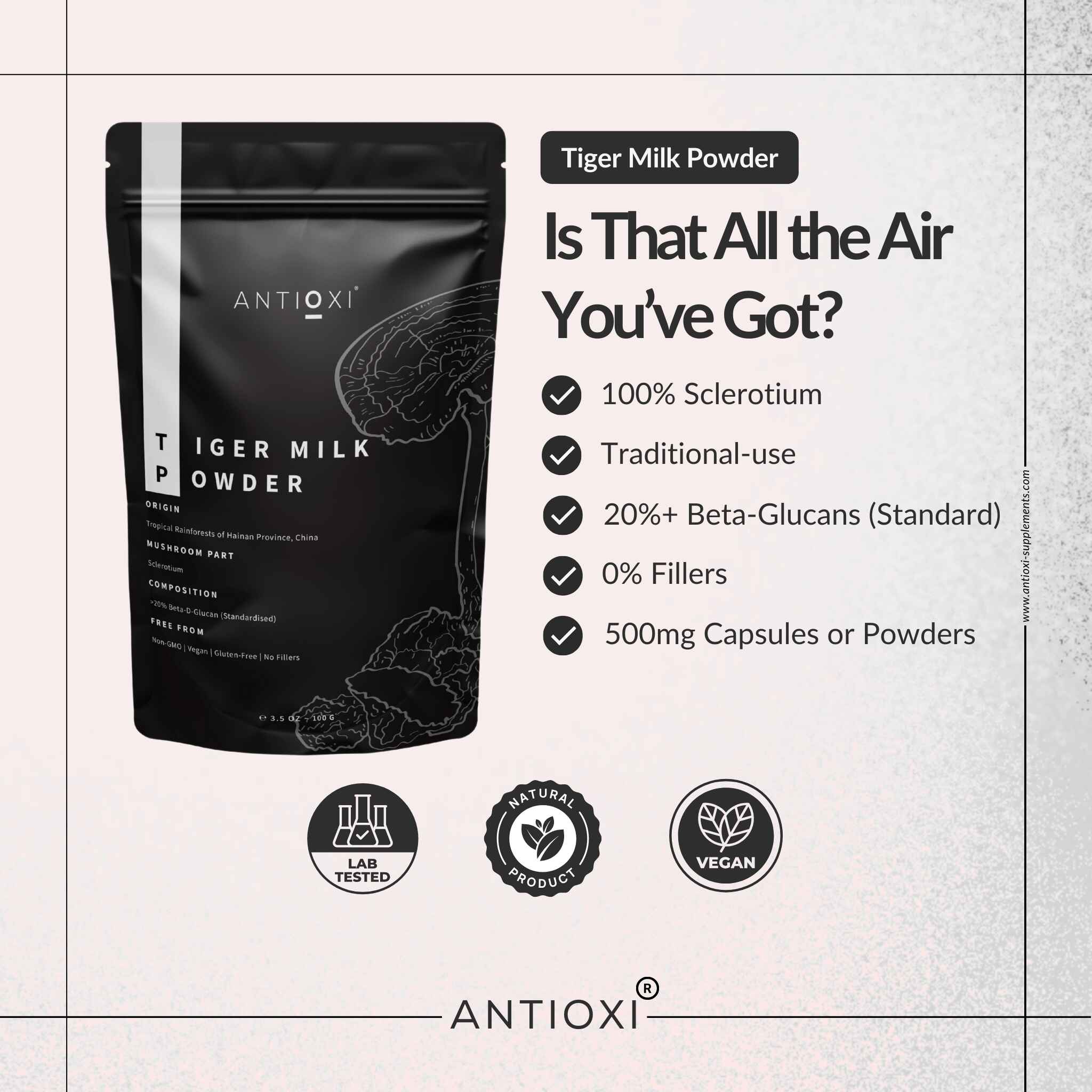 Tiger Milk (Lignosus rhinocerus)