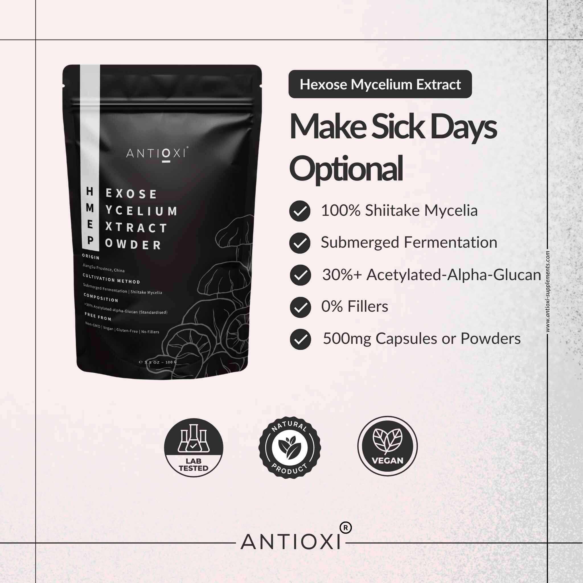 Hexose Mycelium Extract (AHCC)