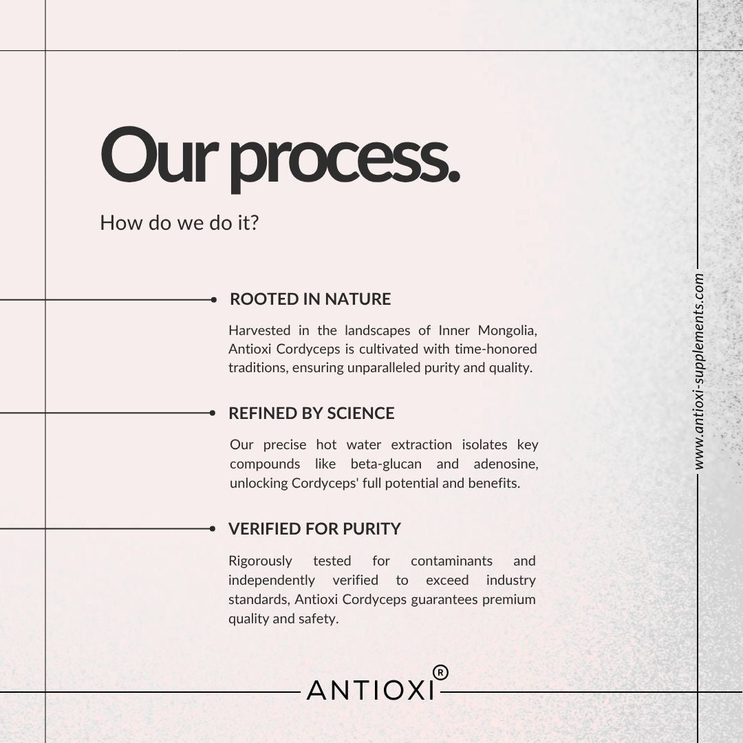 antioxi cordyceps quality testing process