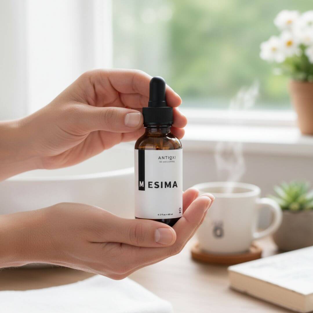 Antioxi Mesima mushroom Tincture dropper