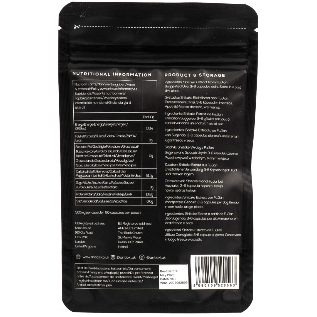 Shiitake (Lentinula edodes)