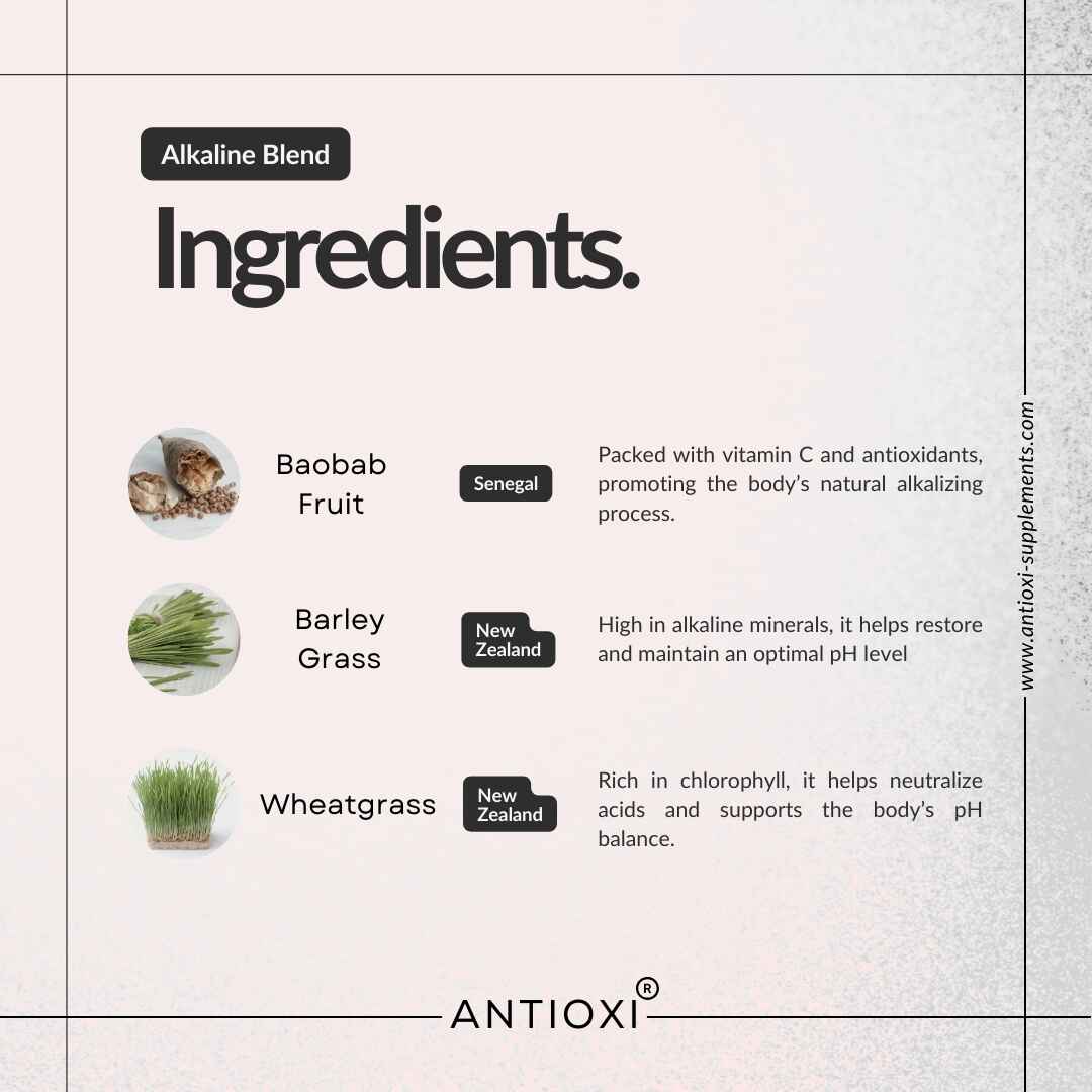 Alkaline Greens Powder Blend