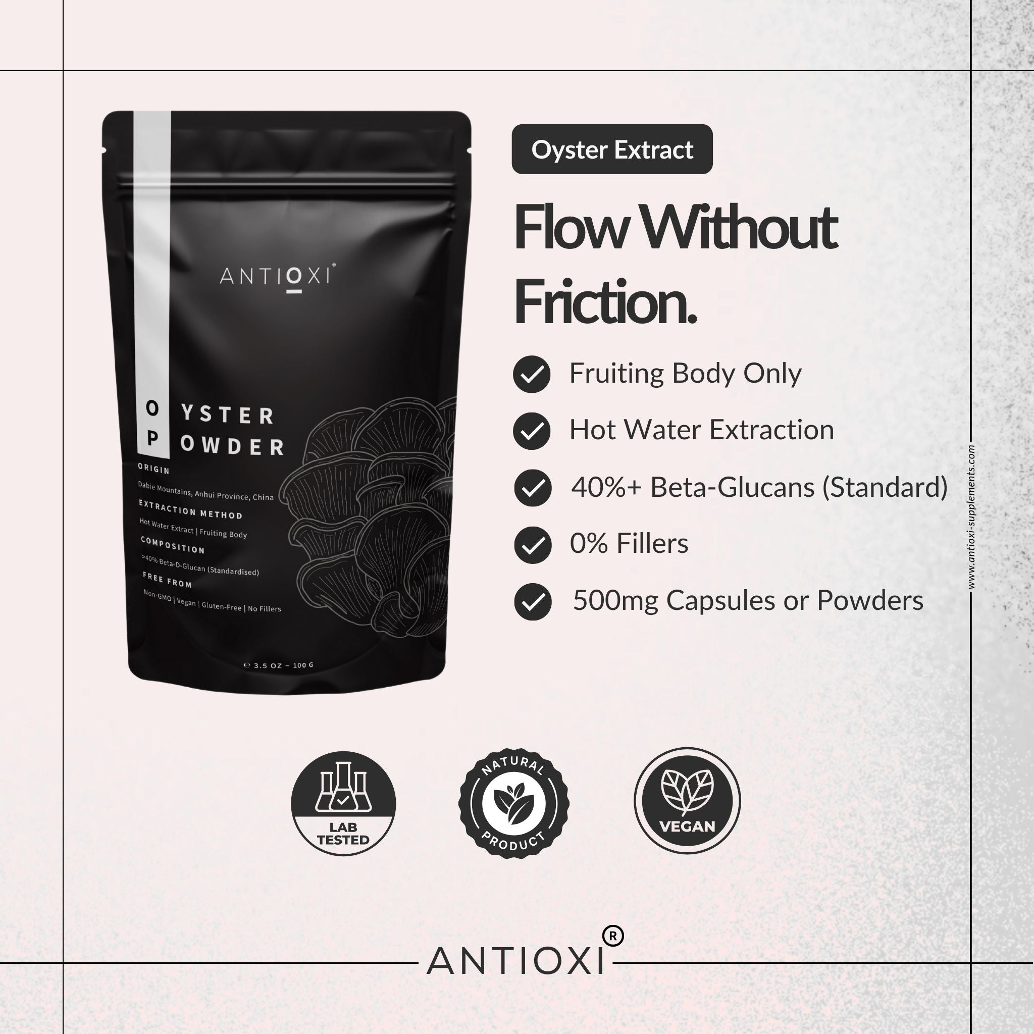 Oyster mushroom supplement quality benchmarks