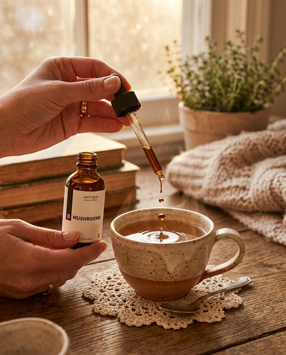 antioxi 8 mushrooms tincture