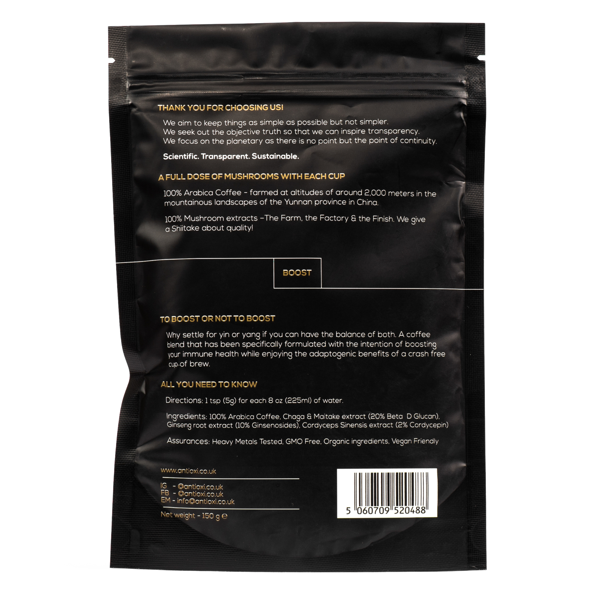 Boost Mushroom Coffee