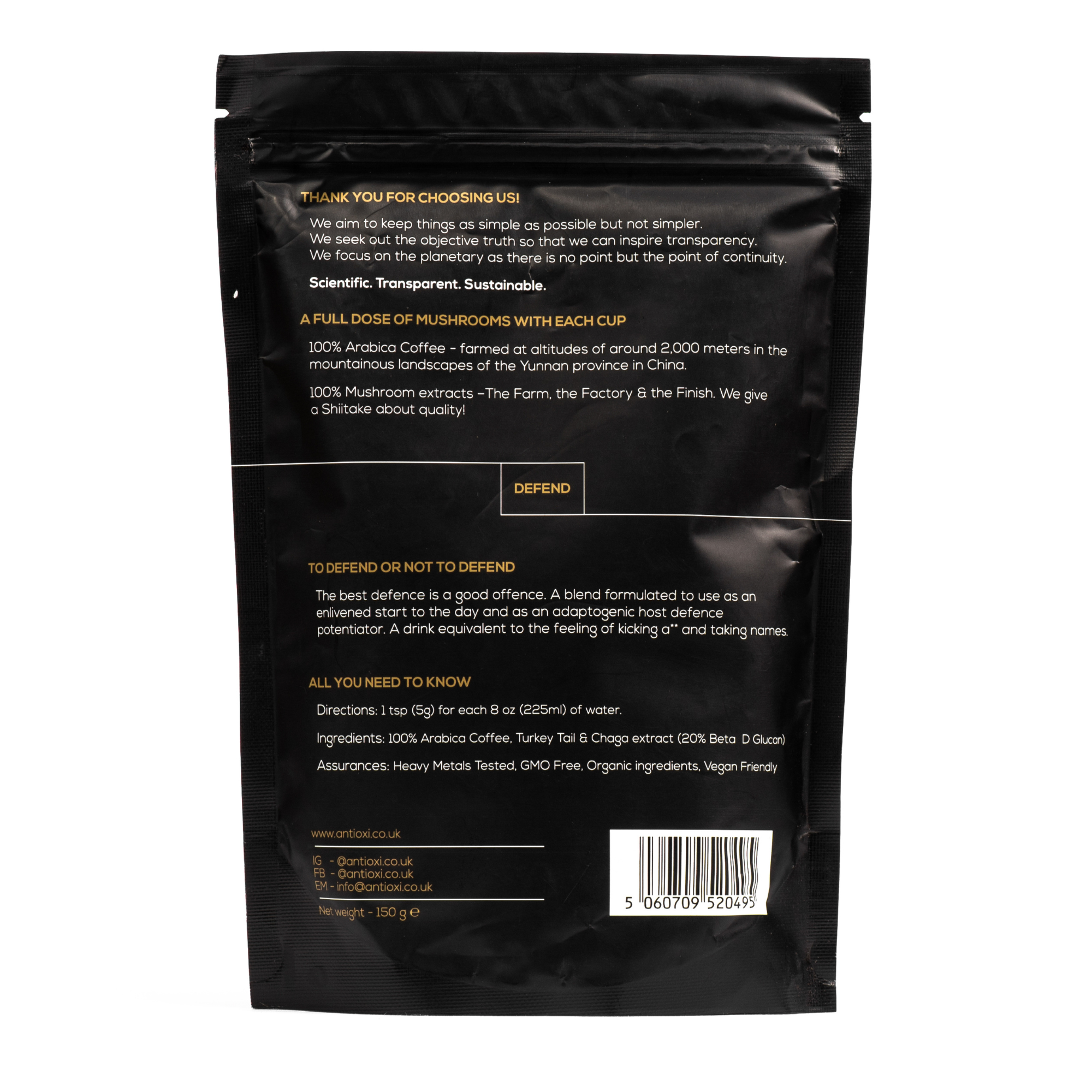 Defend Mushroom Coffee