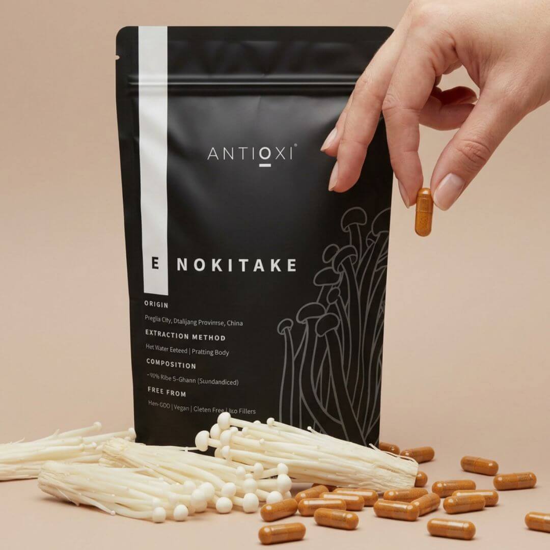 antioxi enokitake mushroom capsules