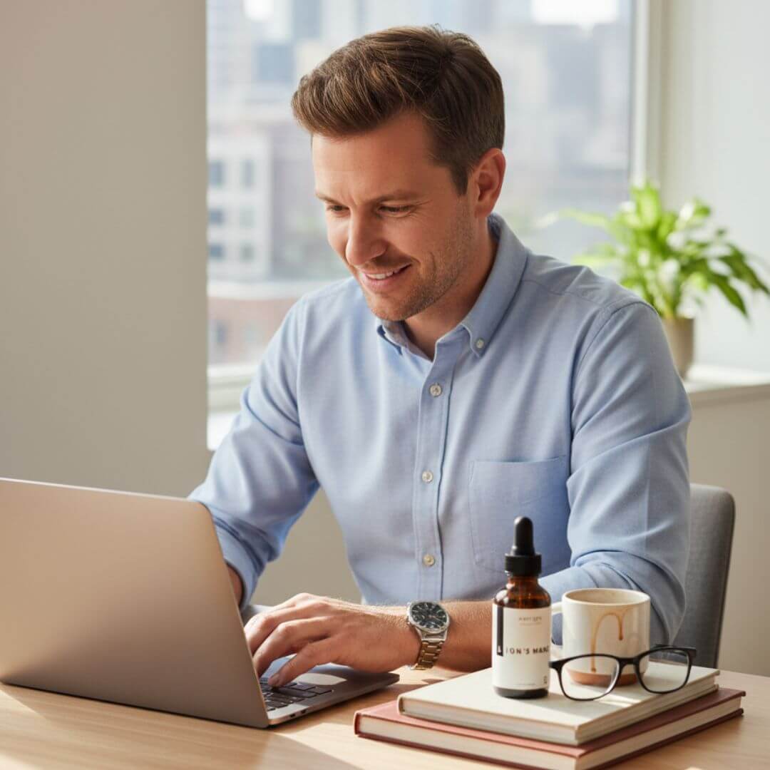 antioxi lion's mane mushroom tincture dropper