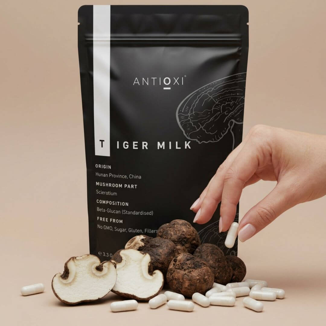 antioxi tiger milk mushroom capsules
