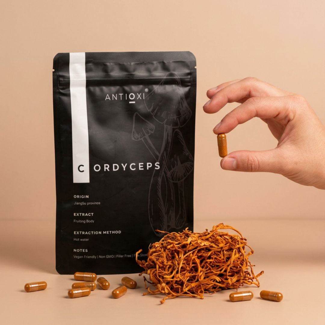 antioxi cordyceps mushroom capsules
