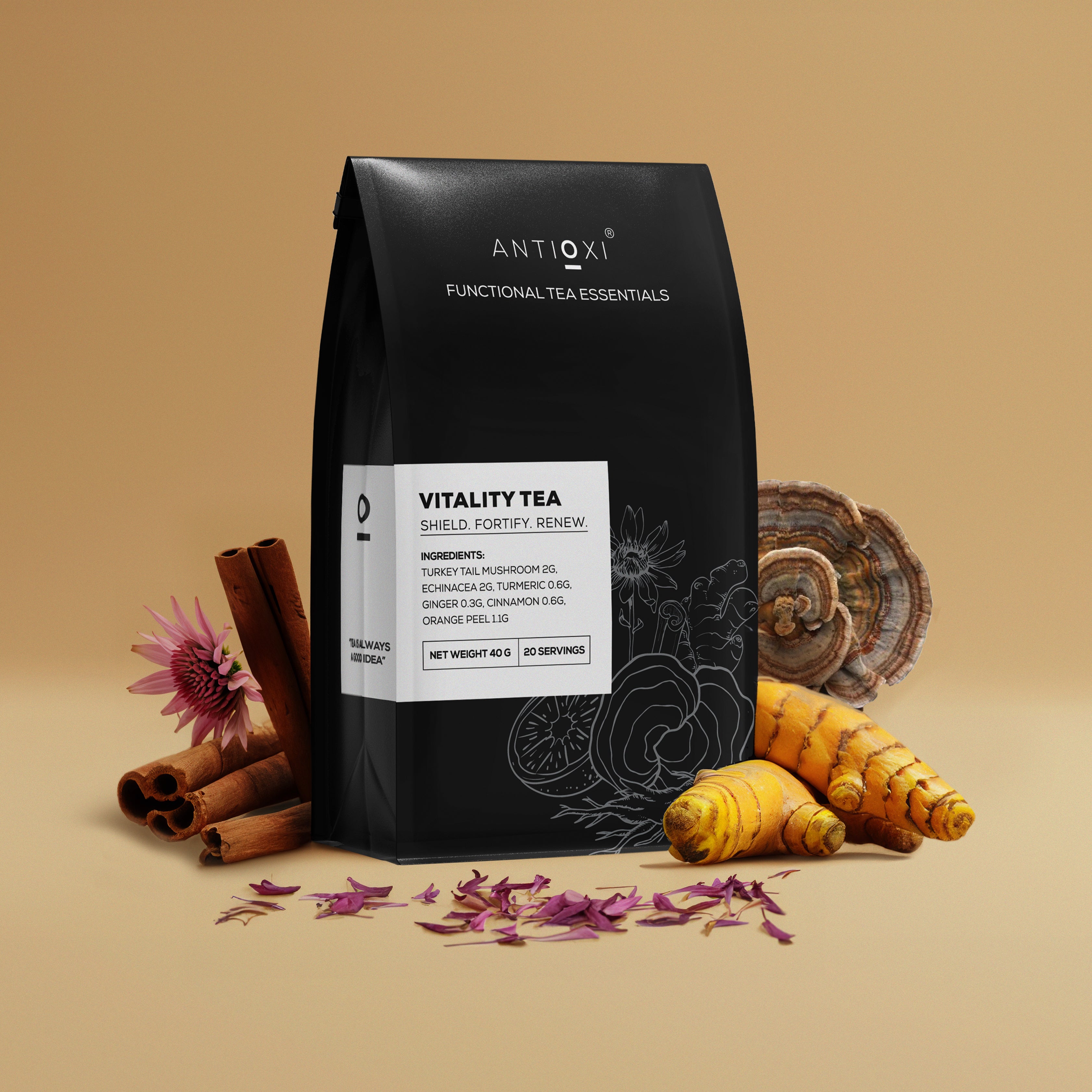Antioxi uk mushroom tea for daily wellness and vitality