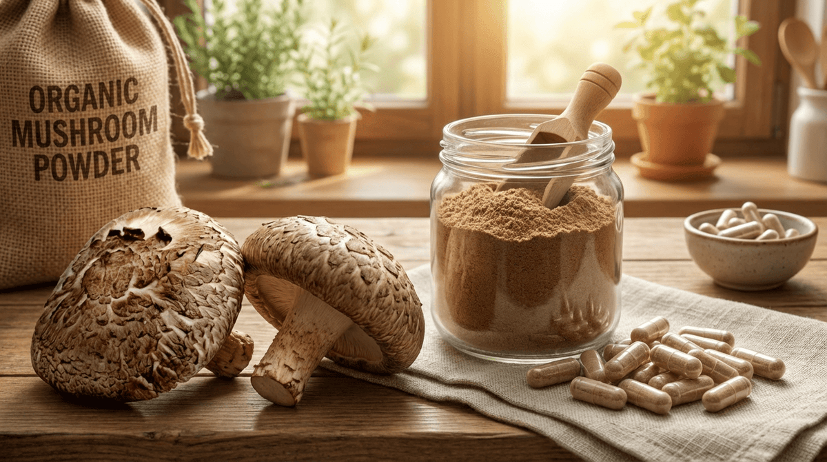 Shiitake And Bone Health: The Vitamin D And Calcium Connection