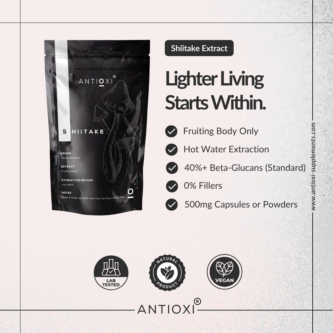 Shiitake (Lentinula edodes)