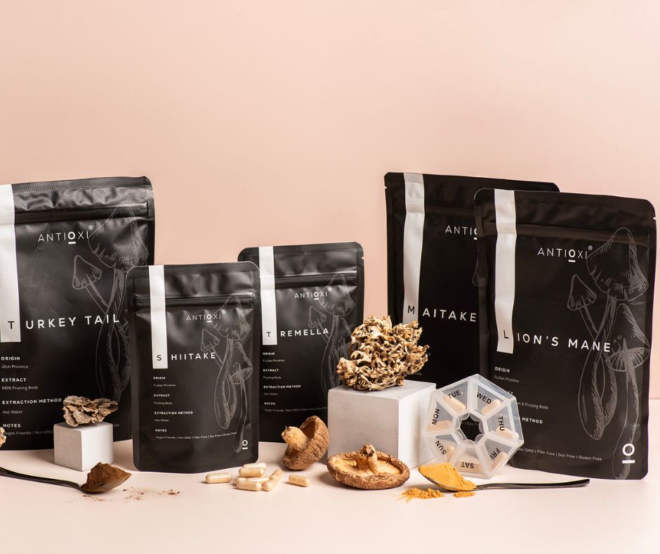 antioxi mushroom supplements - save 15% on bundles