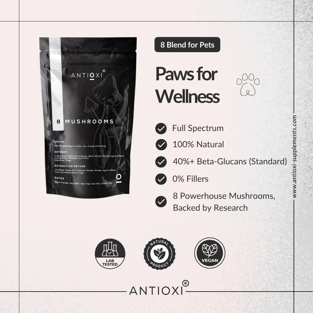 antioxi mushroom blend for pets