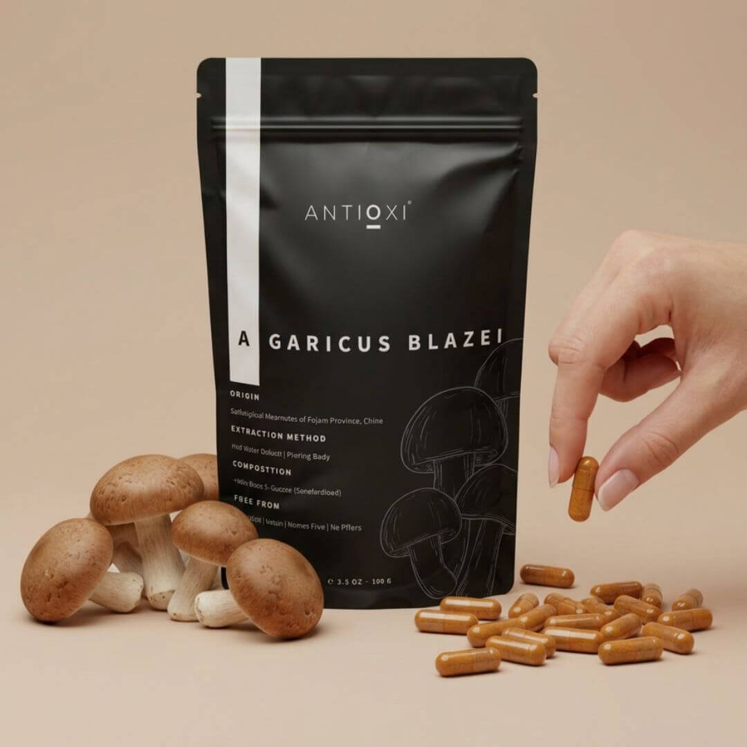 antioxi agaricus blazei mushroom capsules