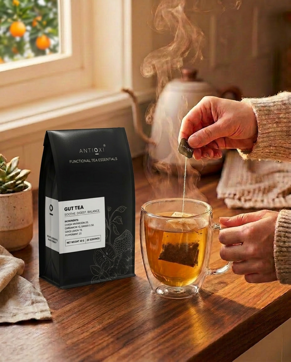 antioxi gut mushroom tea