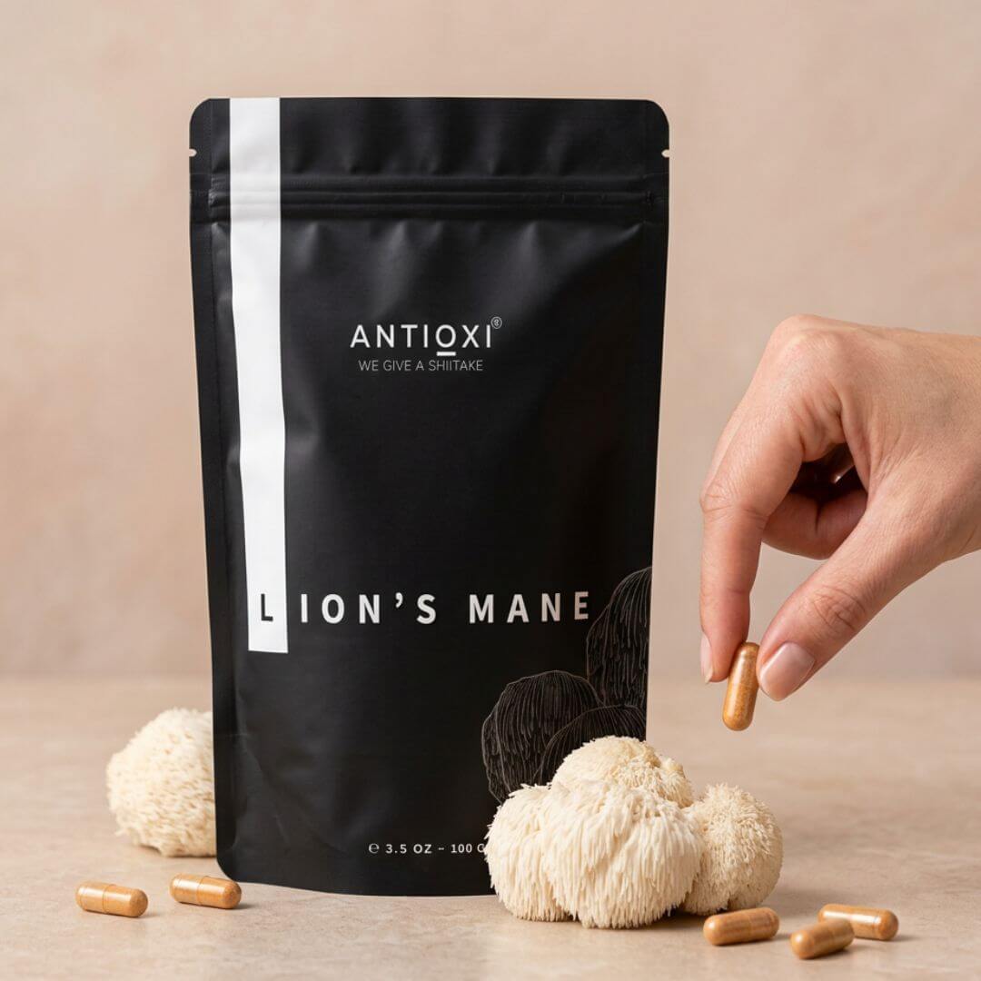 antioxi lion's mane mushroom capsules
