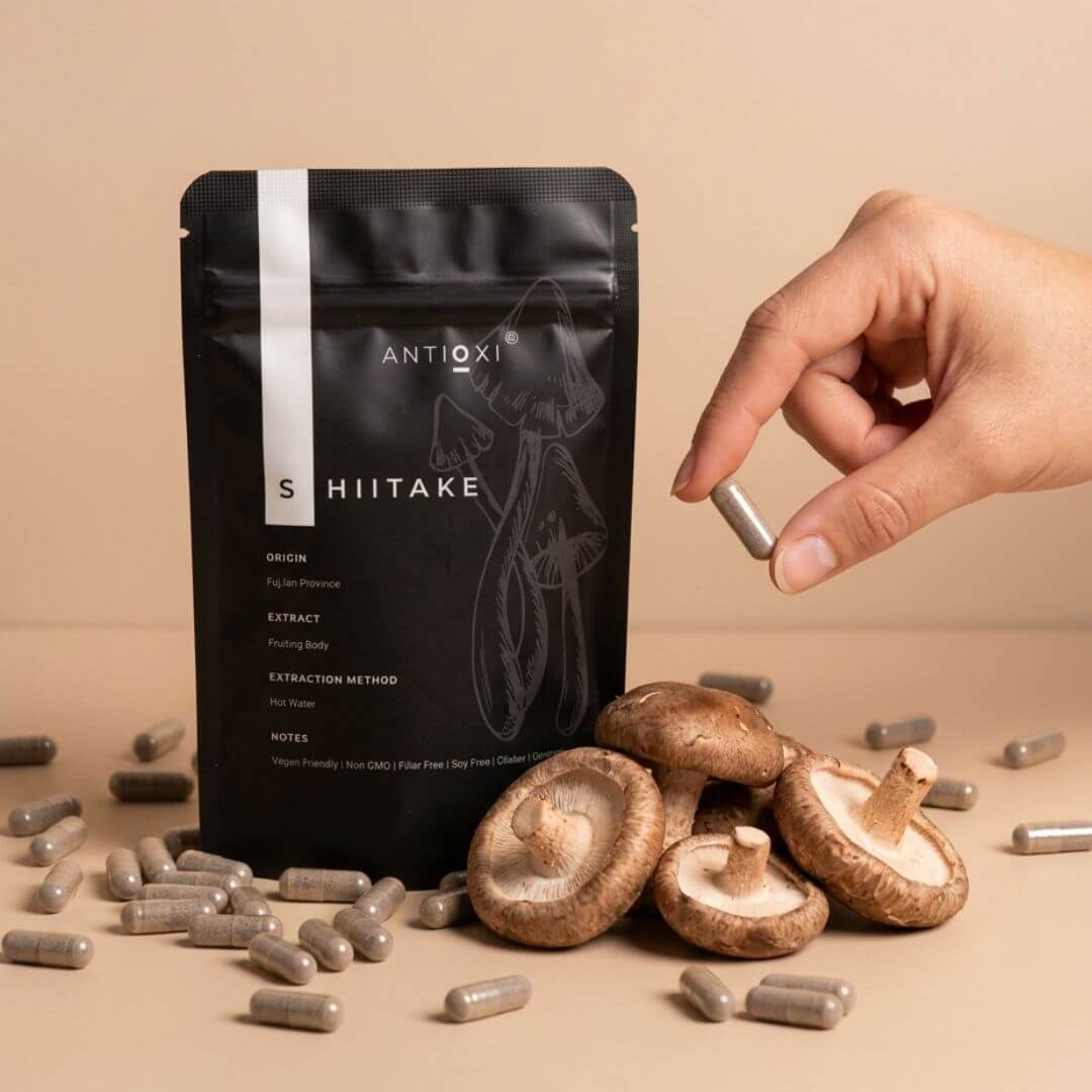 antioxi shiitake mushroom capsules